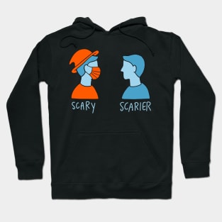 Scary Halloween Mask Costume Hoodie